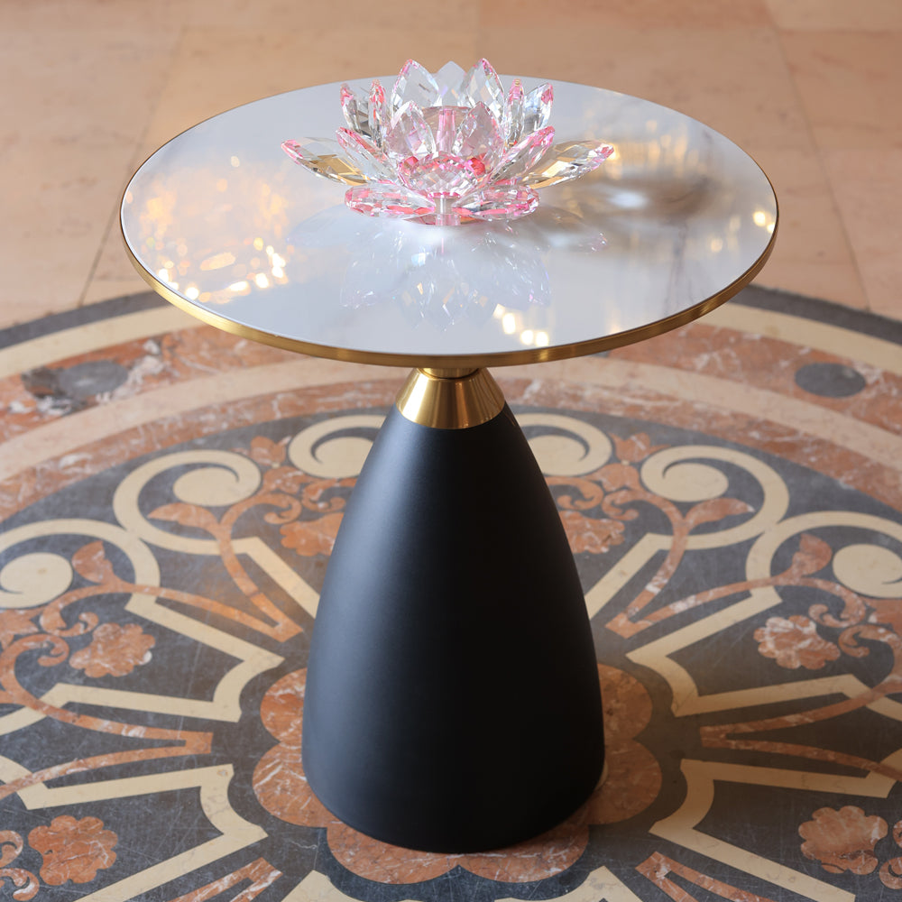 Table, stainless steel, 50×55cm Bronze Balck - ترابيزه، استالس ستيل، 50×55 سم برونز اسود